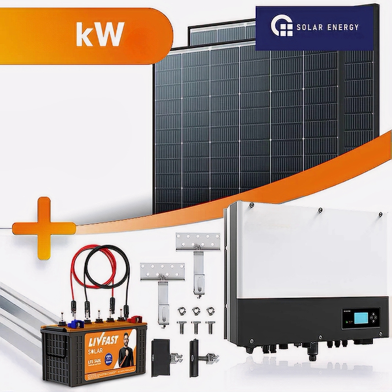 kit solar cu baterii pret ieftin cu livrare si montaj